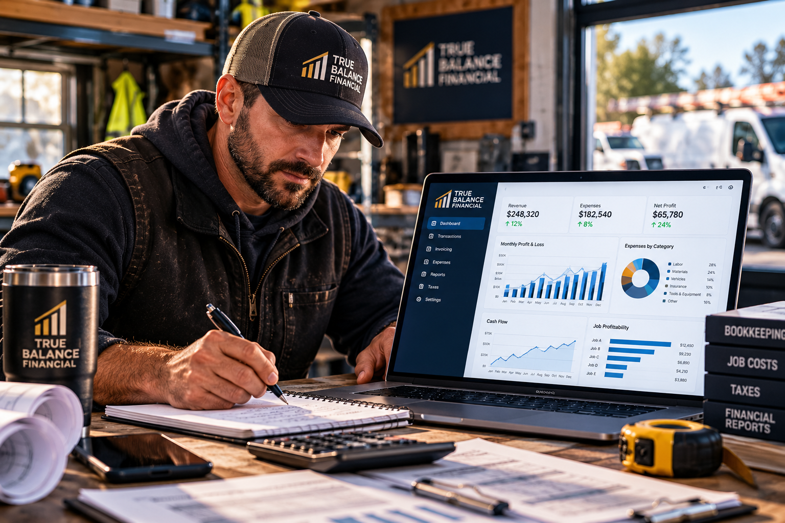 Bookkeeping cleanup for contractors